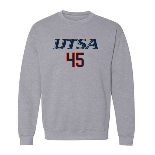 UTSA - NCAA Baseball : Connor Kelley - Crewneck Sweatshirt Classic Shersey