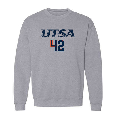 UTSA - NCAA Baseball : Fischer Kingsbery - Crewneck Sweatshirt Classic Shersey