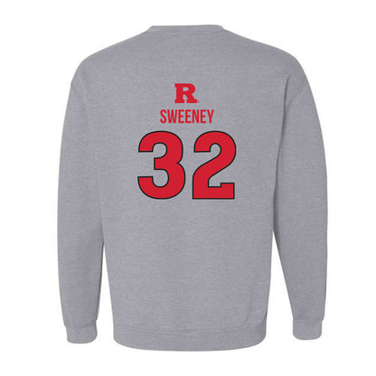Rutgers - NCAA Baseball : Jordan Sweeney - Crewneck Sweatshirt Sports Shersey