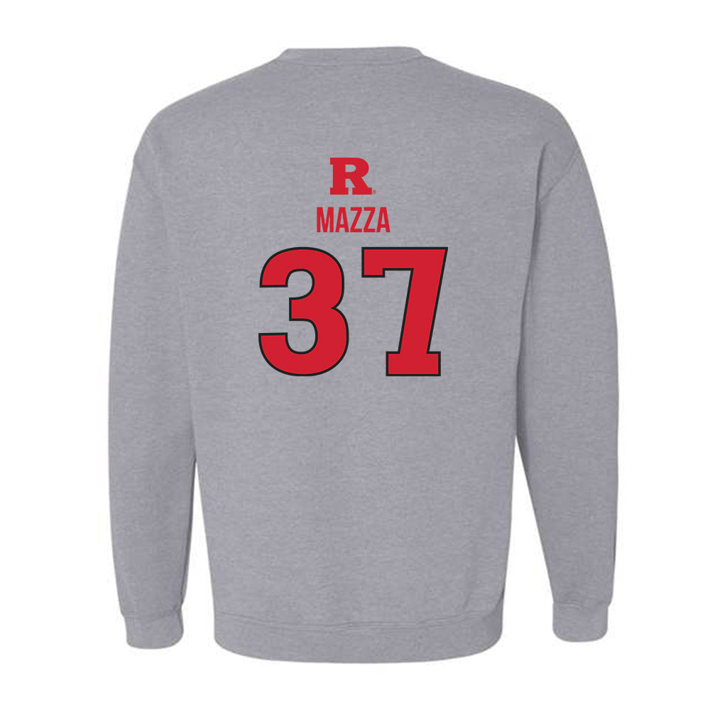 Rutgers - NCAA Baseball : Joe Mazza - Crewneck Sweatshirt Sports Shersey