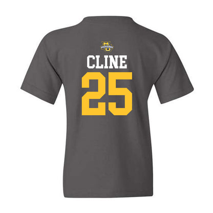 Marquette - NCAA Women's Soccer : Caroline Cline - Charcoal Replica Shersey Youth T-Shirt