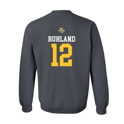 Marquette - NCAA Women's Soccer : Abby Ruhland - Charcoal Replica Shersey Sweatshirt