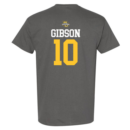 Marquette - NCAA Women's Soccer : Kate Gibson - Charcoal Replica Shersey Short Sleeve T-Shirt