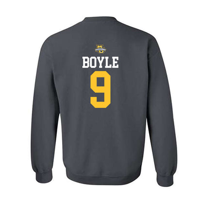 Marquette - NCAA Women's Soccer : Aislinn Boyle - Charcoal Replica Shersey Sweatshirt