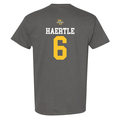 Marquette - NCAA Women's Soccer : Mia Haertle - Charcoal Replica Shersey Short Sleeve T-Shirt