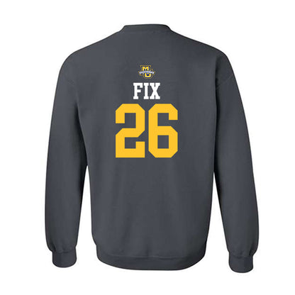 Marquette - NCAA Women's Soccer : Emily Fix - Charcoal Replica Shersey Sweatshirt