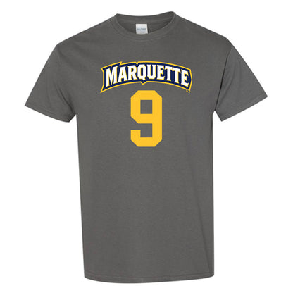 Marquette - NCAA Women's Soccer : Aislinn Boyle - Charcoal Replica Shersey Short Sleeve T-Shirt