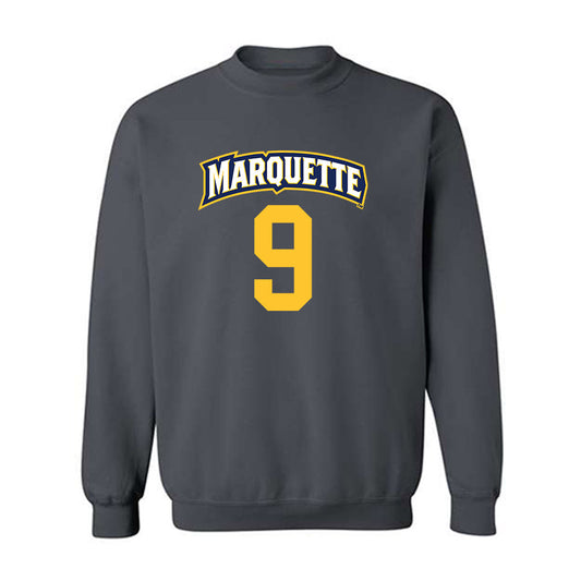 Marquette - NCAA Women's Soccer : Aislinn Boyle - Charcoal Replica Shersey Sweatshirt