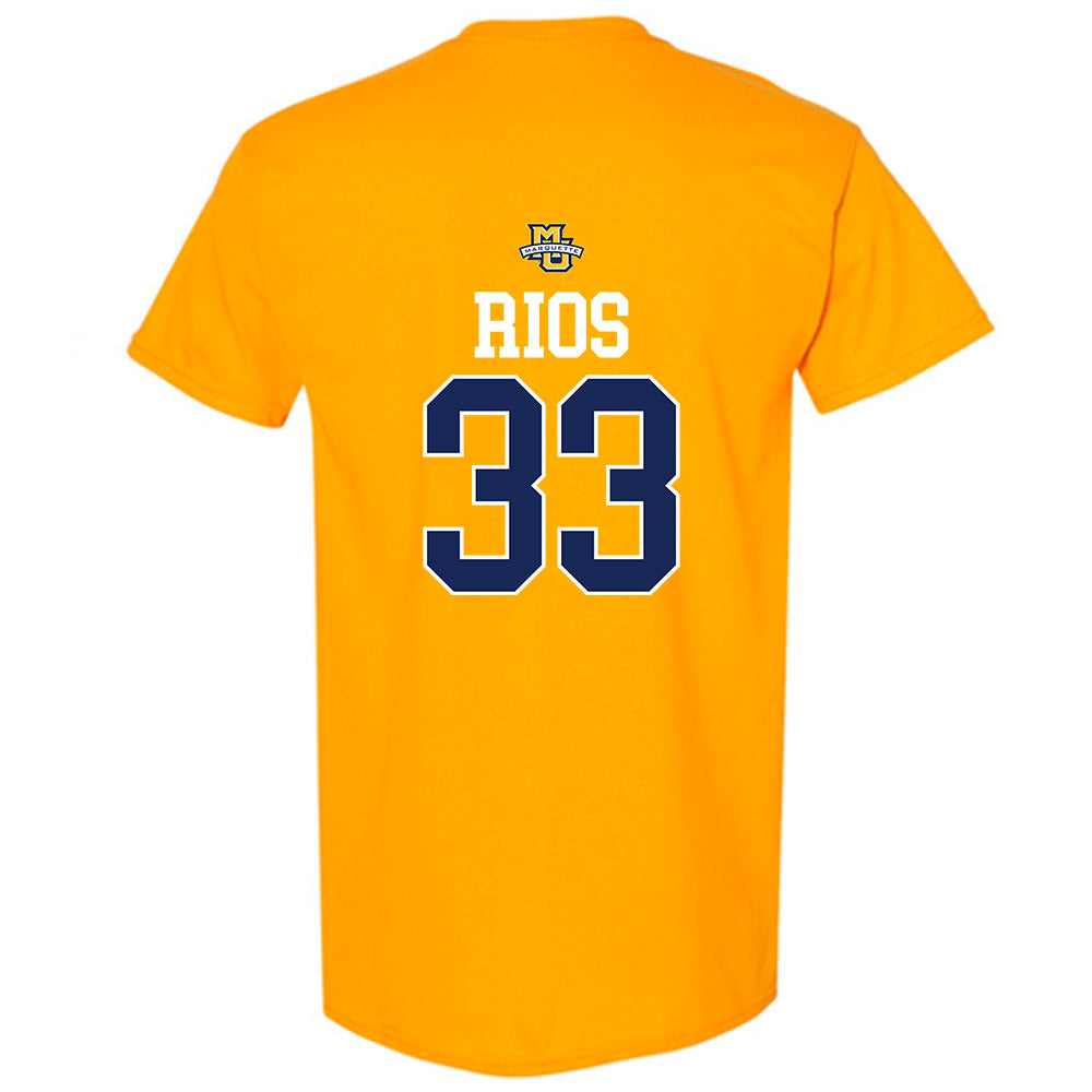 Marquette - NCAA Men's Lacrosse : Luke Rios T-Shirt