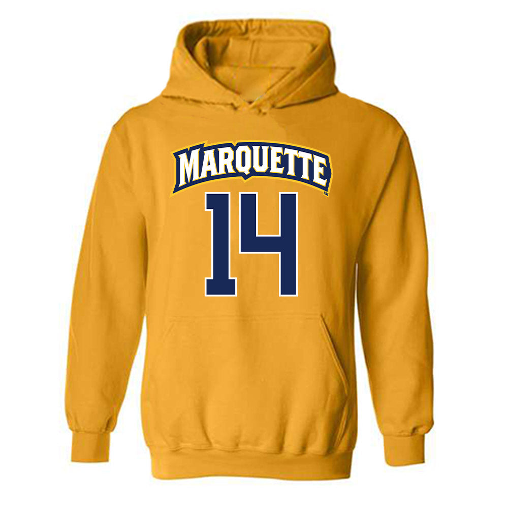 Marquette - NCAA Men's Lacrosse : Jake Stegman Hooded Sweatshirt