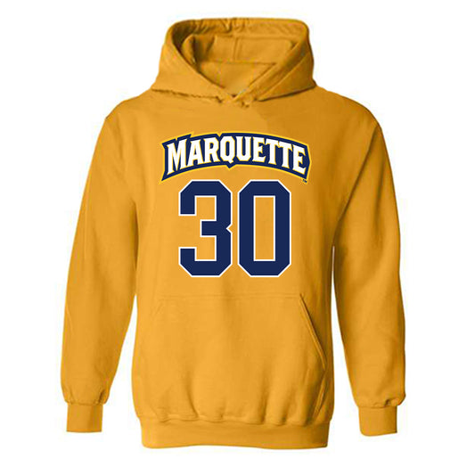 Marquette - NCAA Men's Lacrosse : David Lamarca Hooded Sweatshirt