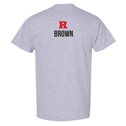 Rutgers - NCAA Women's Track & Field (Outdoor) : Celine-Jada Brown - T-Shirt Sports Shersey