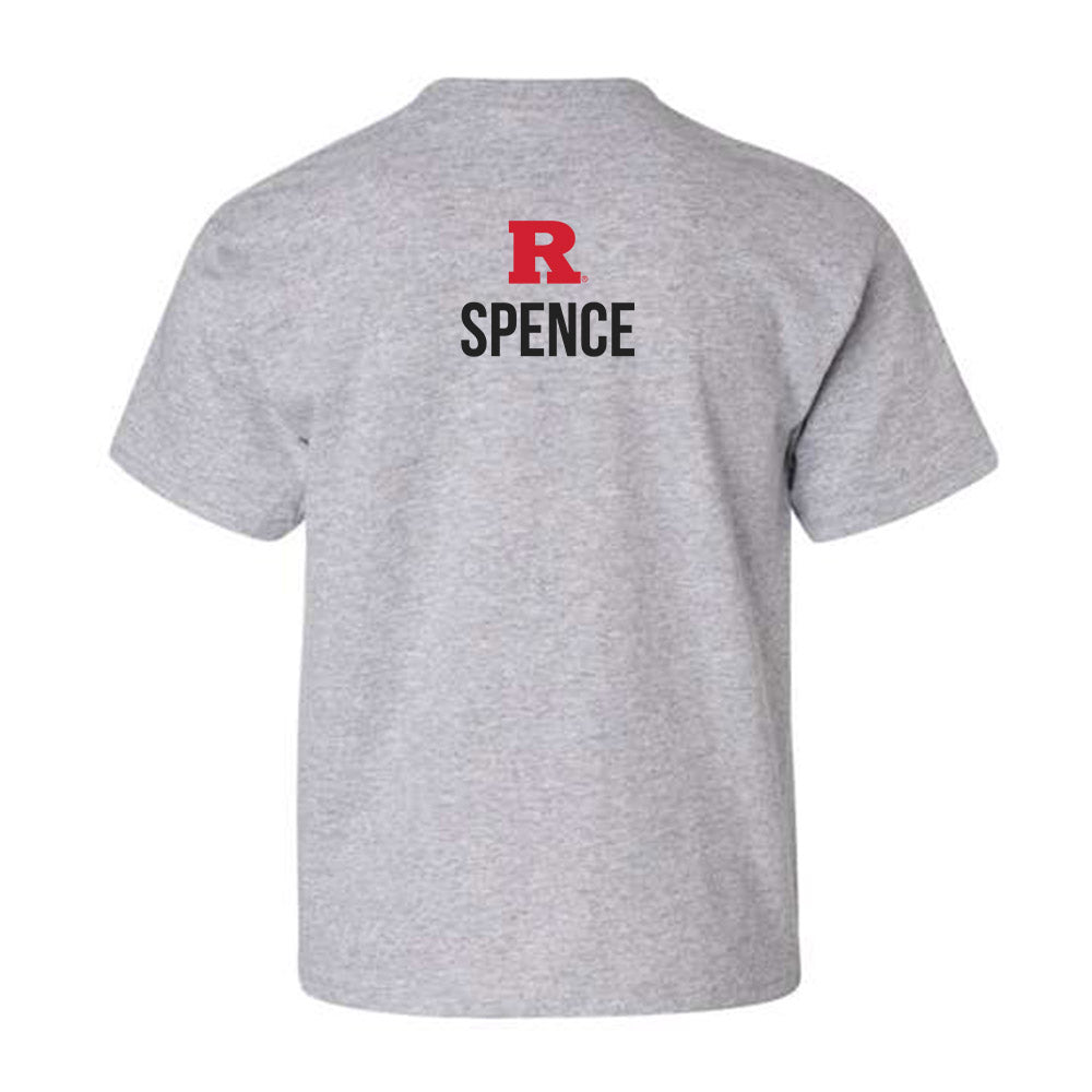 Rutgers - NCAA Women's Track & Field (Outdoor) : Kaila Spence - Youth T-Shirt Sports Shersey