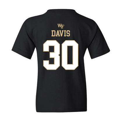 Wake Forest - NCAA Football : Jasheen Davis Youth T-Shirt