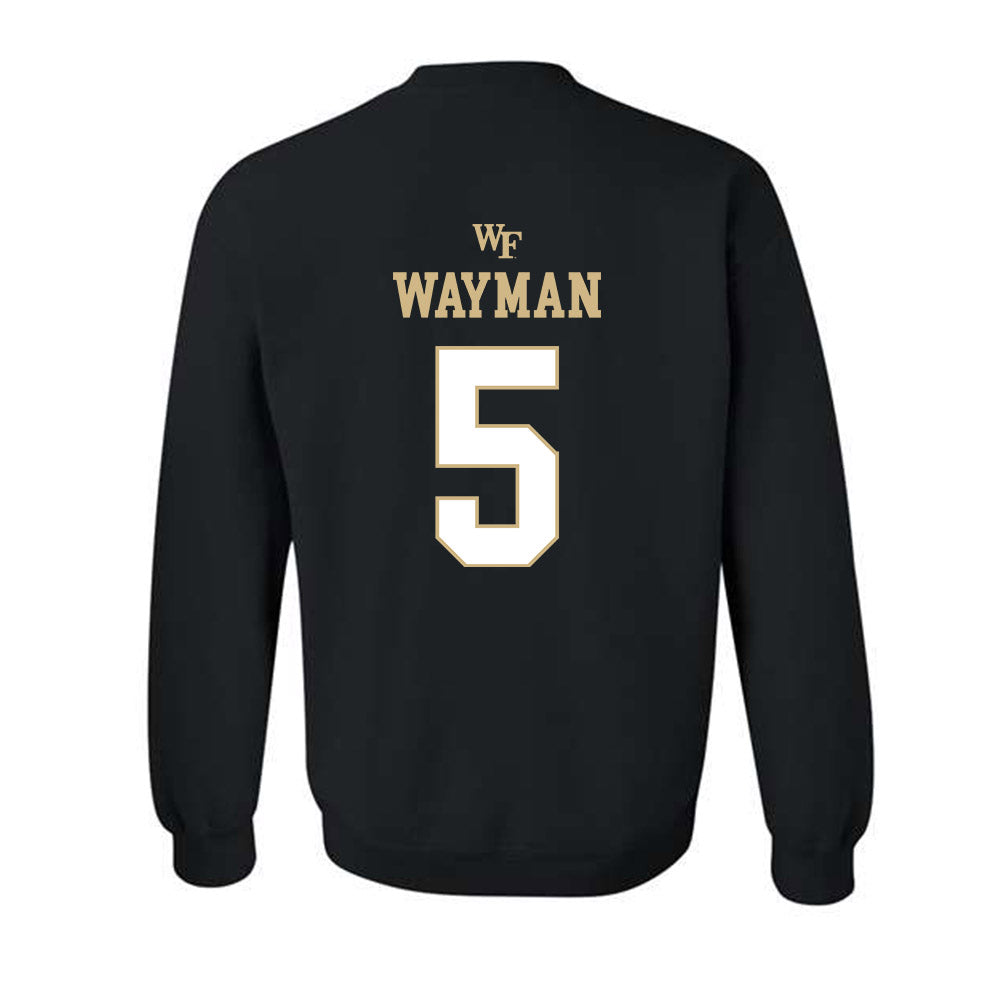 Wake Forest - NCAA Football : Kendron Wayman - Sweatshirt