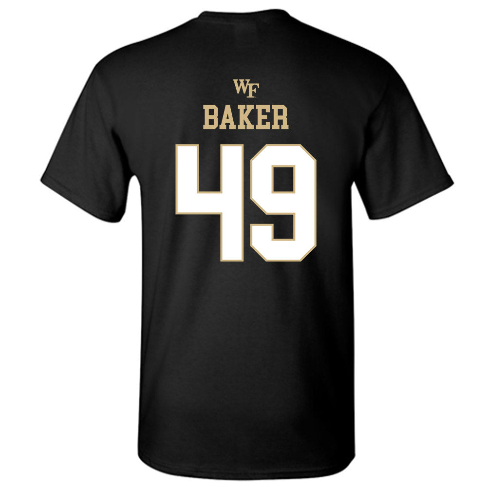 Wake Forest - NCAA Football : Landen Baker - Short Sleeve T-Shirt