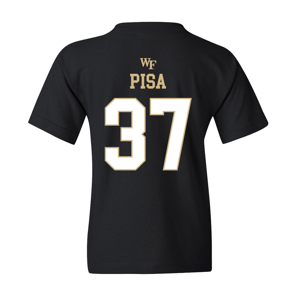 Wake Forest - NCAA Football : Owen Pisa - Youth T-Shirt Sports Shersey