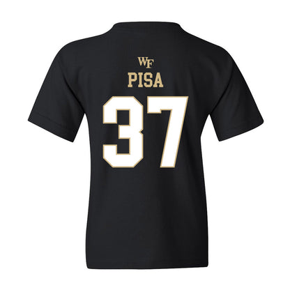 Wake Forest - NCAA Football : Owen Pisa - Youth T-Shirt Sports Shersey