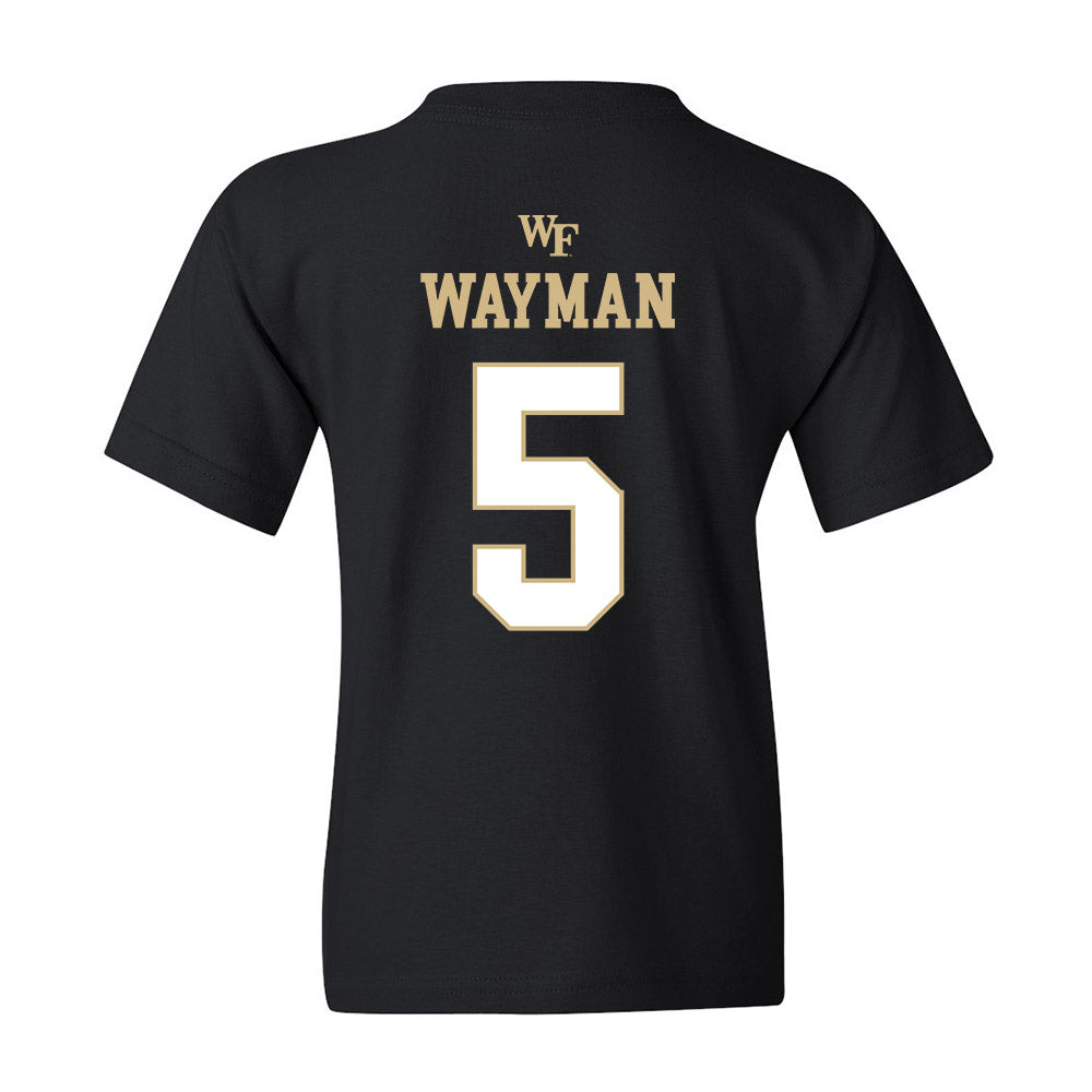 Wake Forest - NCAA Football : Kendron Wayman - Youth T-Shirt