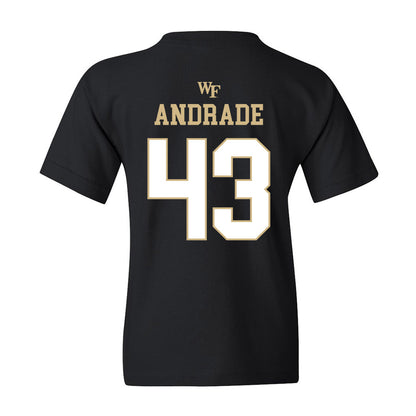 Wake Forest - NCAA Football : Mason Andrade Youth T-Shirt