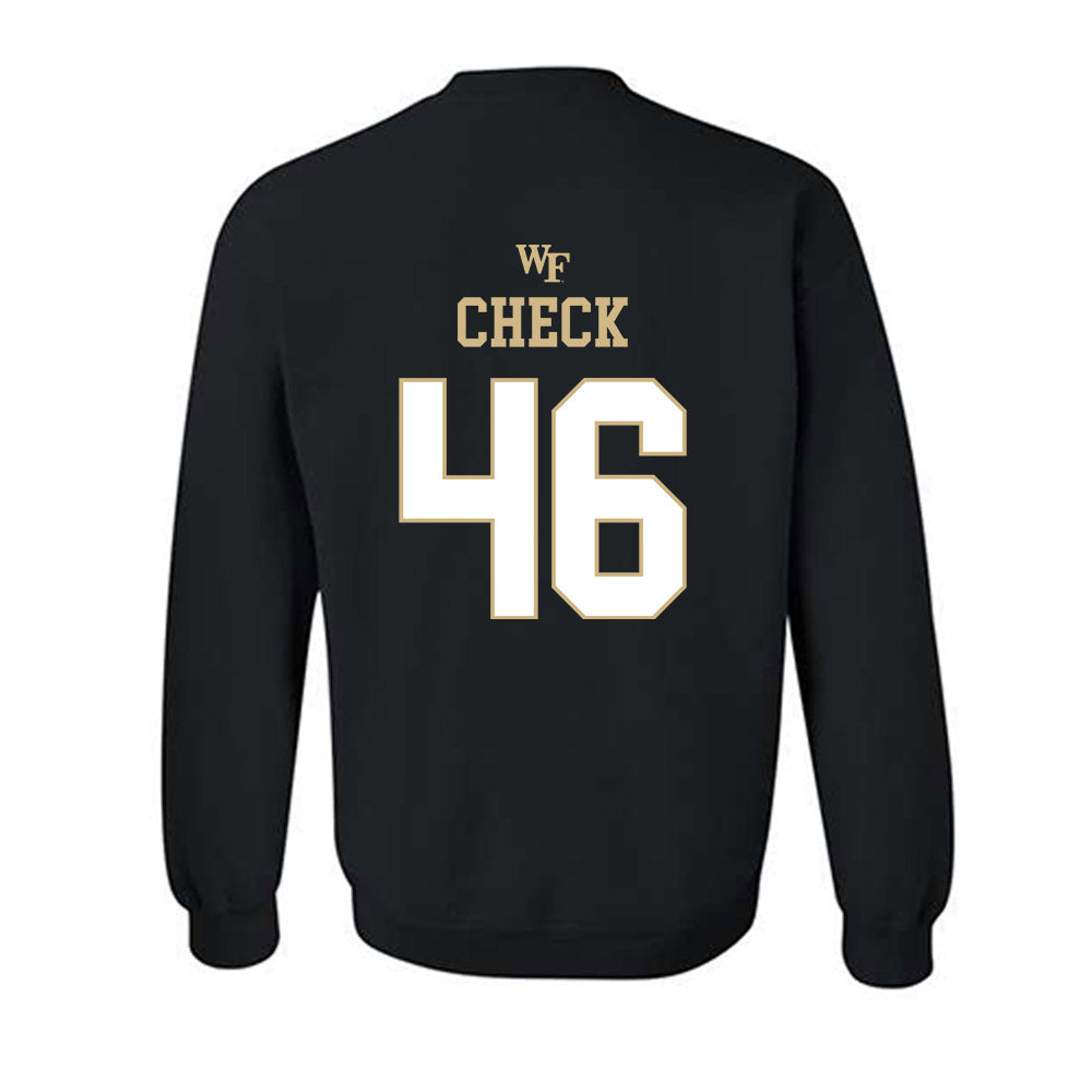 Wake Forest - NCAA Football : Kevin Check Sweatshirt