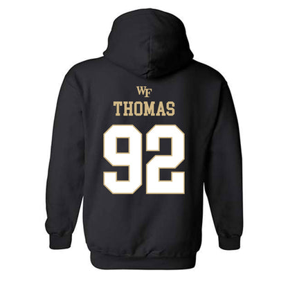 Wake Forest - NCAA Football : Ka'Shawn Thomas Hooded Sweatshirt