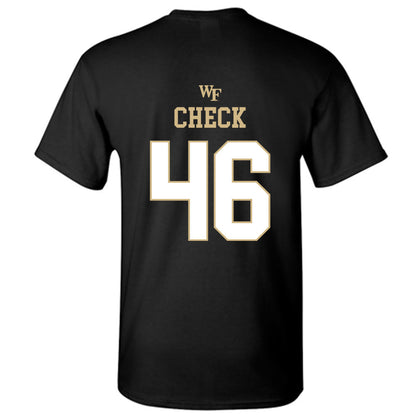 Wake Forest - NCAA Football : Kevin Check Short Sleeve T-Shirt