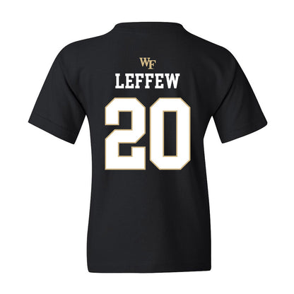 Wake Forest - NCAA Baseball : Haiden Leffew - Youth T-Shirt Sports Shersey