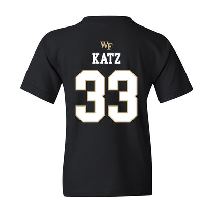 Wake Forest - NCAA Baseball : Chris Katz - Youth T-Shirt Sports Shersey