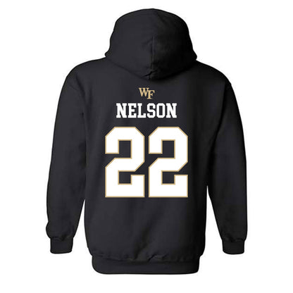 Wake Forest - NCAA Baseball : Cam Nelson - Hooded Sweatshirt Sports Shersey