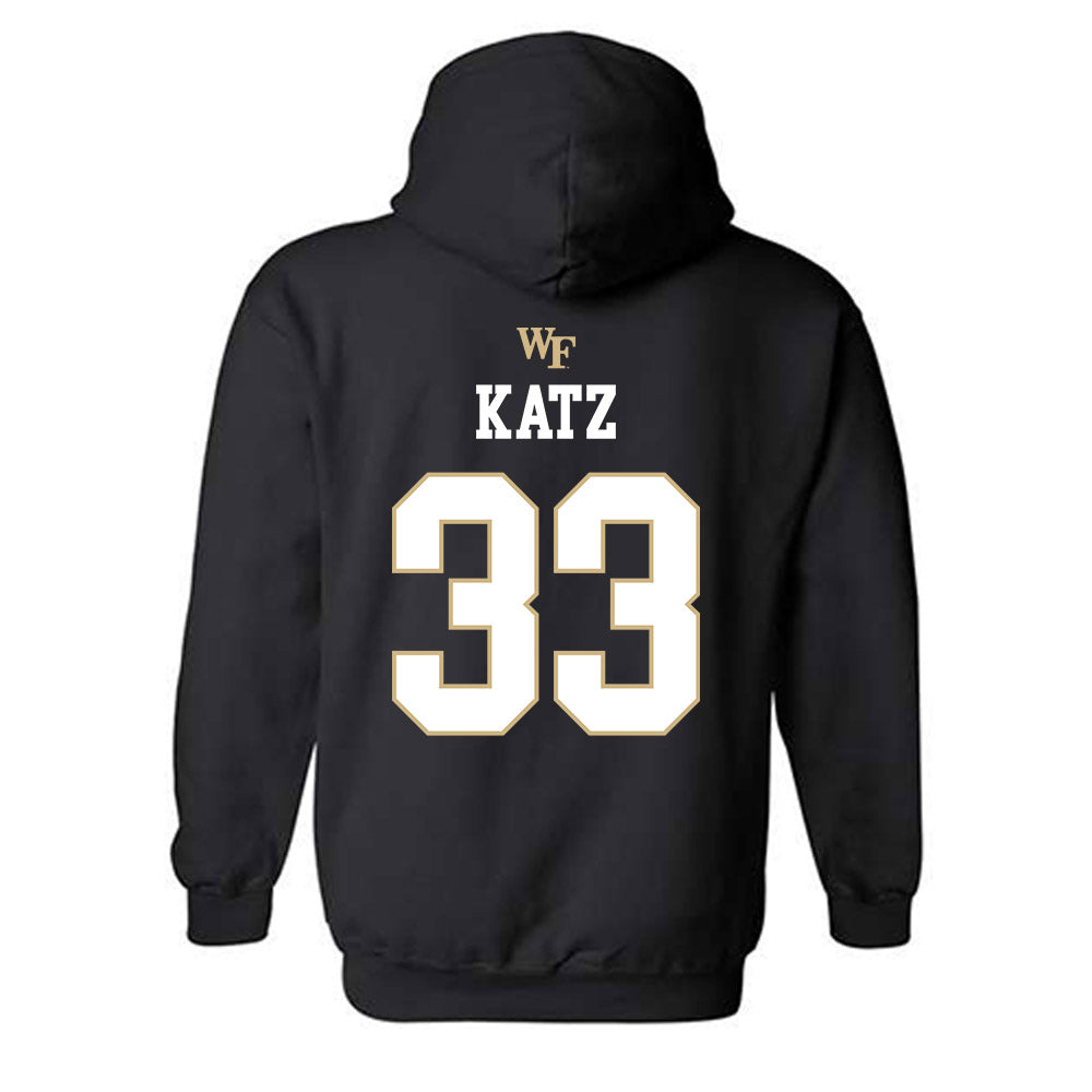 Wake Forest - NCAA Baseball : Chris Katz - Hooded Sweatshirt Sports Shersey