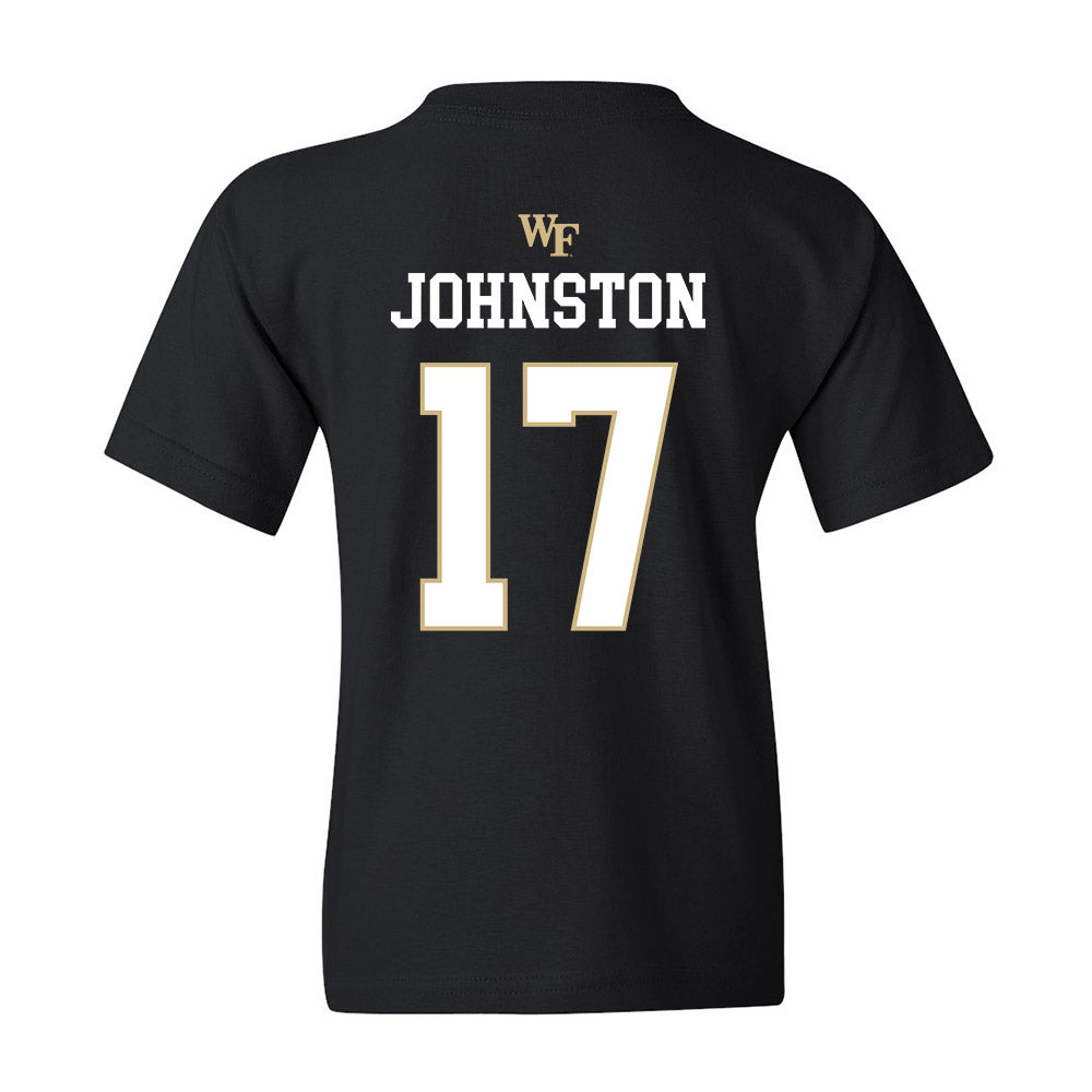 Wake Forest - NCAA Baseball : Zach Johnston - Youth T-Shirt Sports Shersey