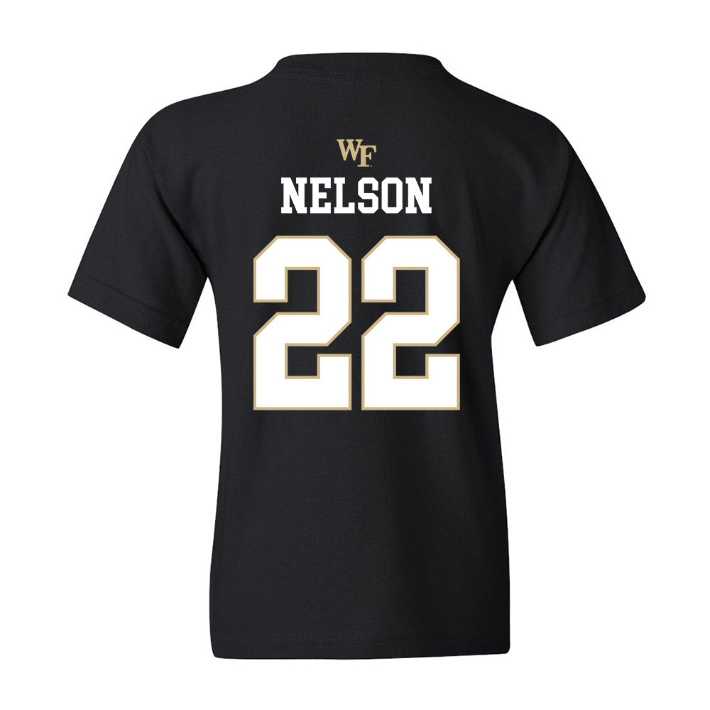 Wake Forest - NCAA Baseball : Cam Nelson - Youth T-Shirt Sports Shersey