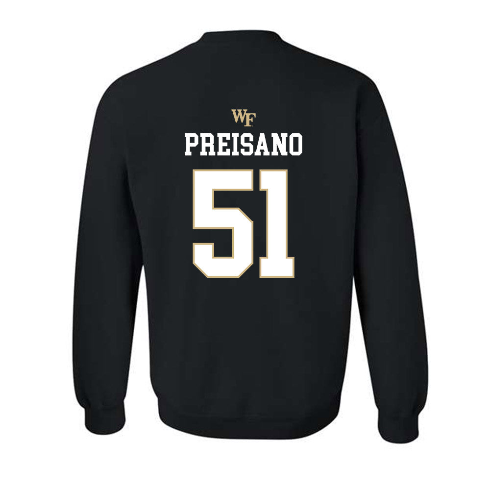 Wake Forest - NCAA Baseball : Ryan Preisano - Crewneck Sweatshirt Sports Shersey