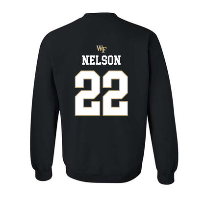 Wake Forest - NCAA Baseball : Cam Nelson - Crewneck Sweatshirt Sports Shersey