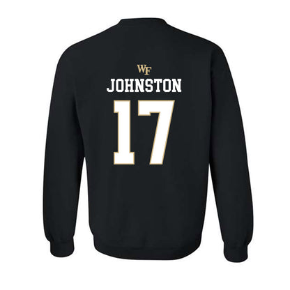 Wake Forest - NCAA Baseball : Zach Johnston - Crewneck Sweatshirt Sports Shersey