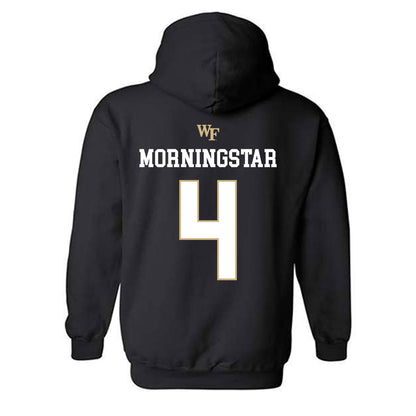 Wake Forest - NCAA Baseball : Blake Morningstar - Hooded Sweatshirt Sports Shersey