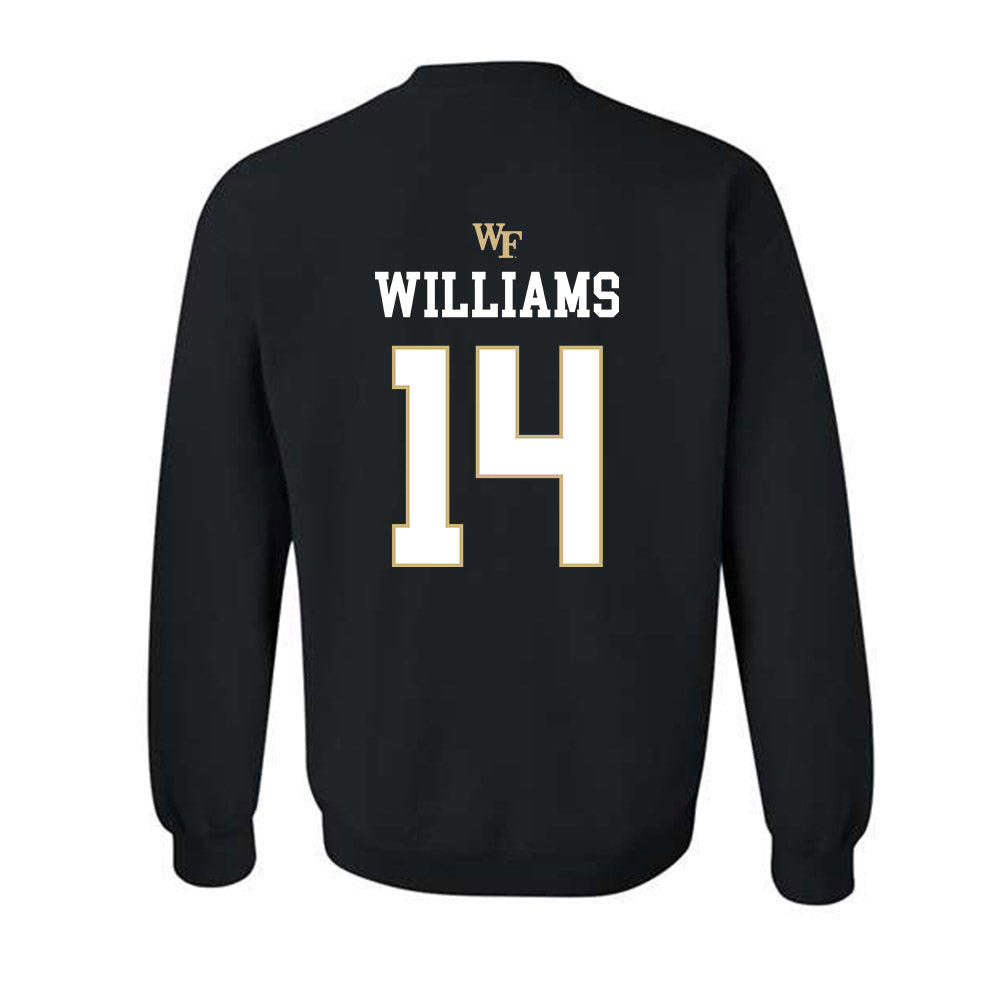 Wake Forest - NCAA Baseball : Javar Williams - Crewneck Sweatshirt Sports Shersey