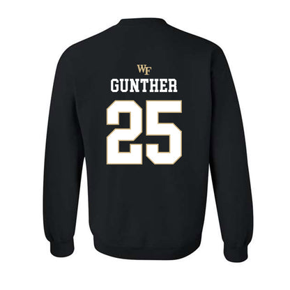 Wake Forest - NCAA Baseball : Josh Gunther - Crewneck Sweatshirt Sports Shersey