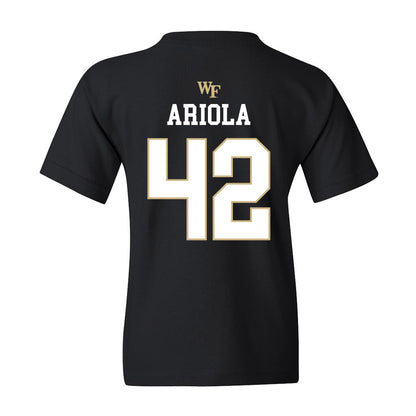 Wake Forest - NCAA Baseball : Joseph Ariola - Youth T-Shirt Sports Shersey