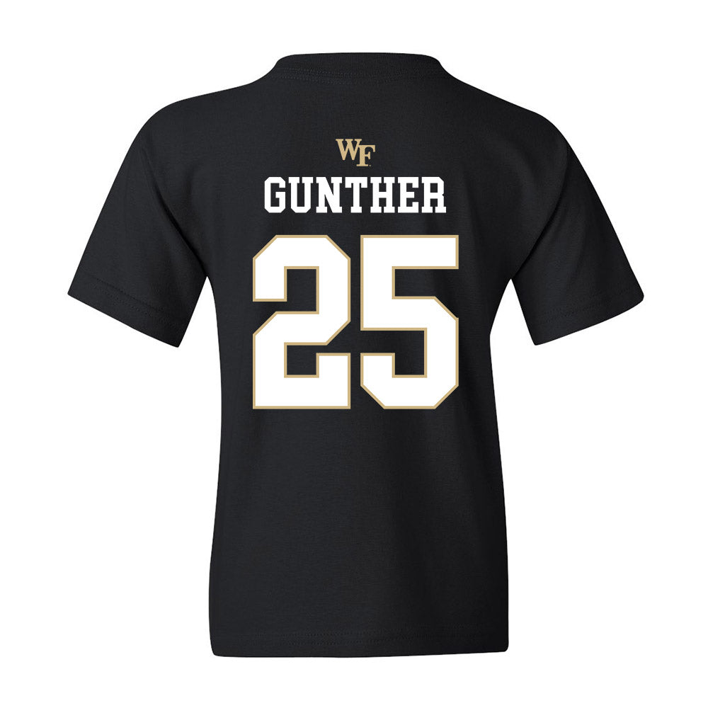 Wake Forest - NCAA Baseball : Josh Gunther - Youth T-Shirt Sports Shersey