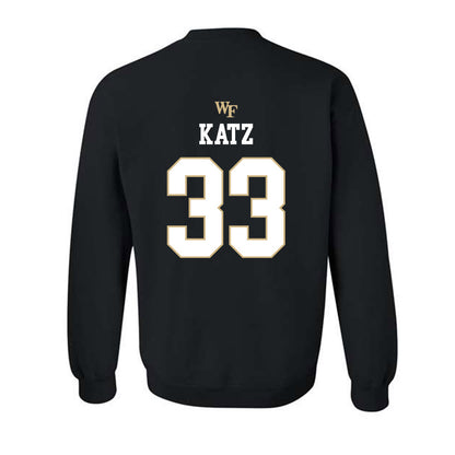 Wake Forest - NCAA Baseball : Chris Katz - Crewneck Sweatshirt Sports Shersey