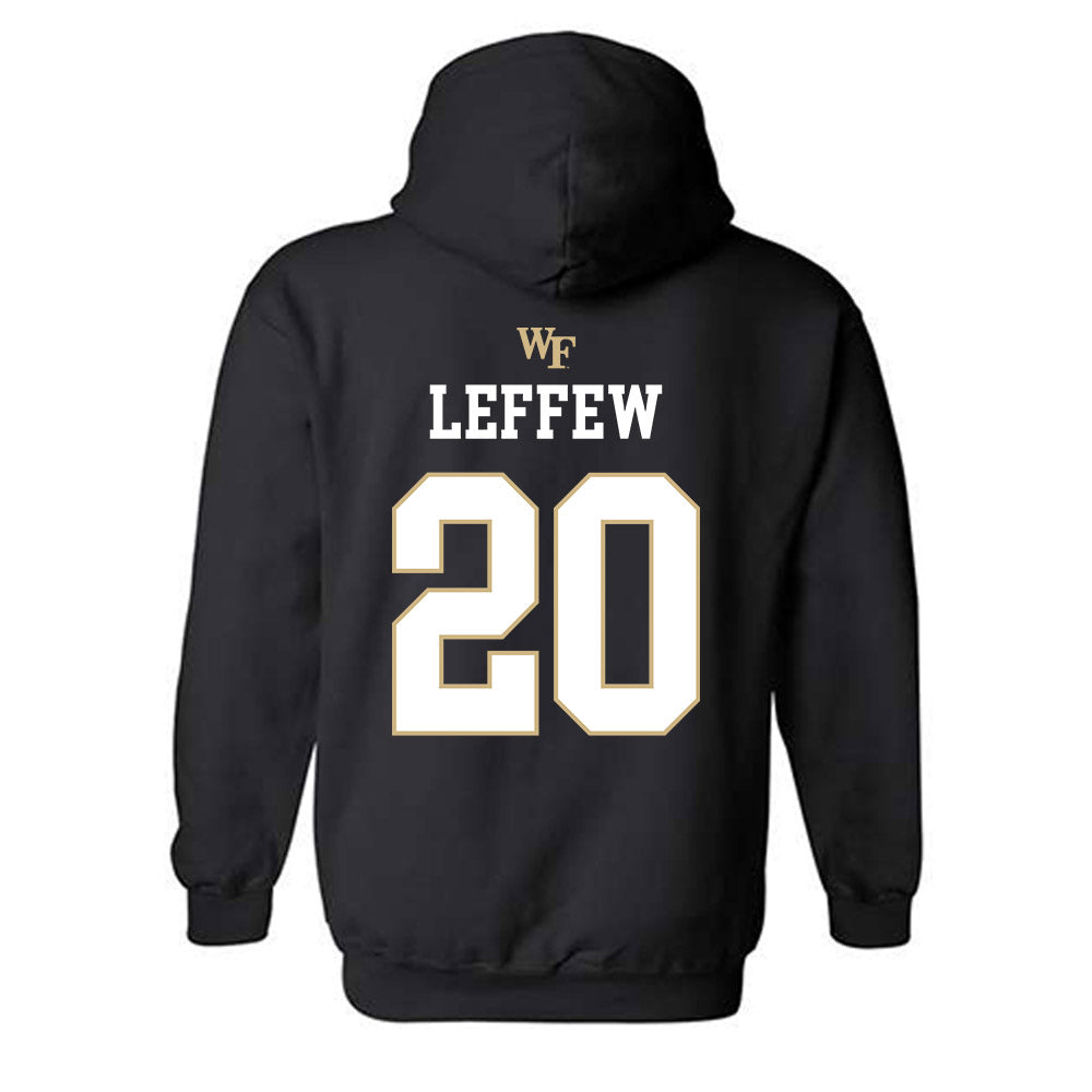 Wake Forest - NCAA Baseball : Haiden Leffew - Hooded Sweatshirt Sports Shersey