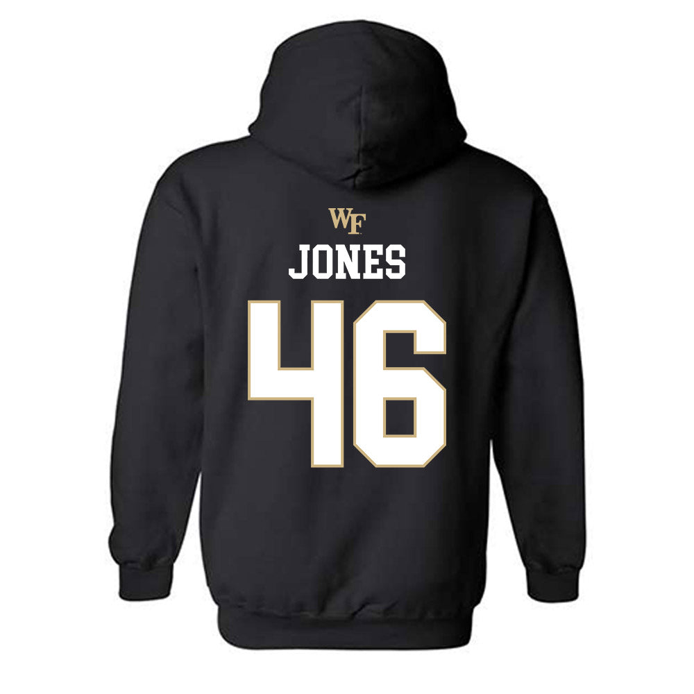 Wake Forest - NCAA Baseball : Charlie Jones - Hooded Sweatshirt Sports Shersey