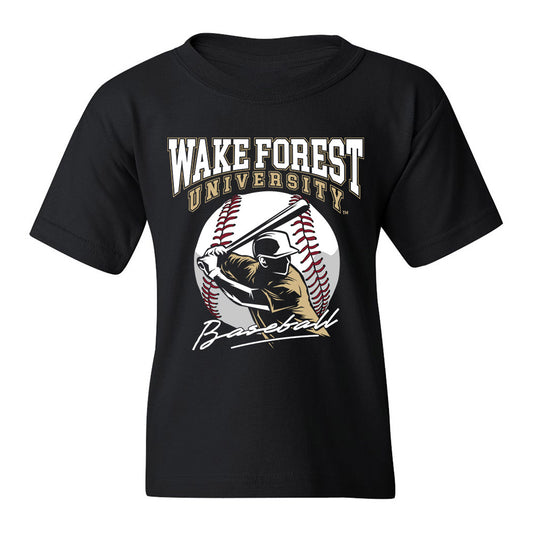 Wake Forest - NCAA Baseball : Jake Burley - Youth T-Shirt Sports Shersey