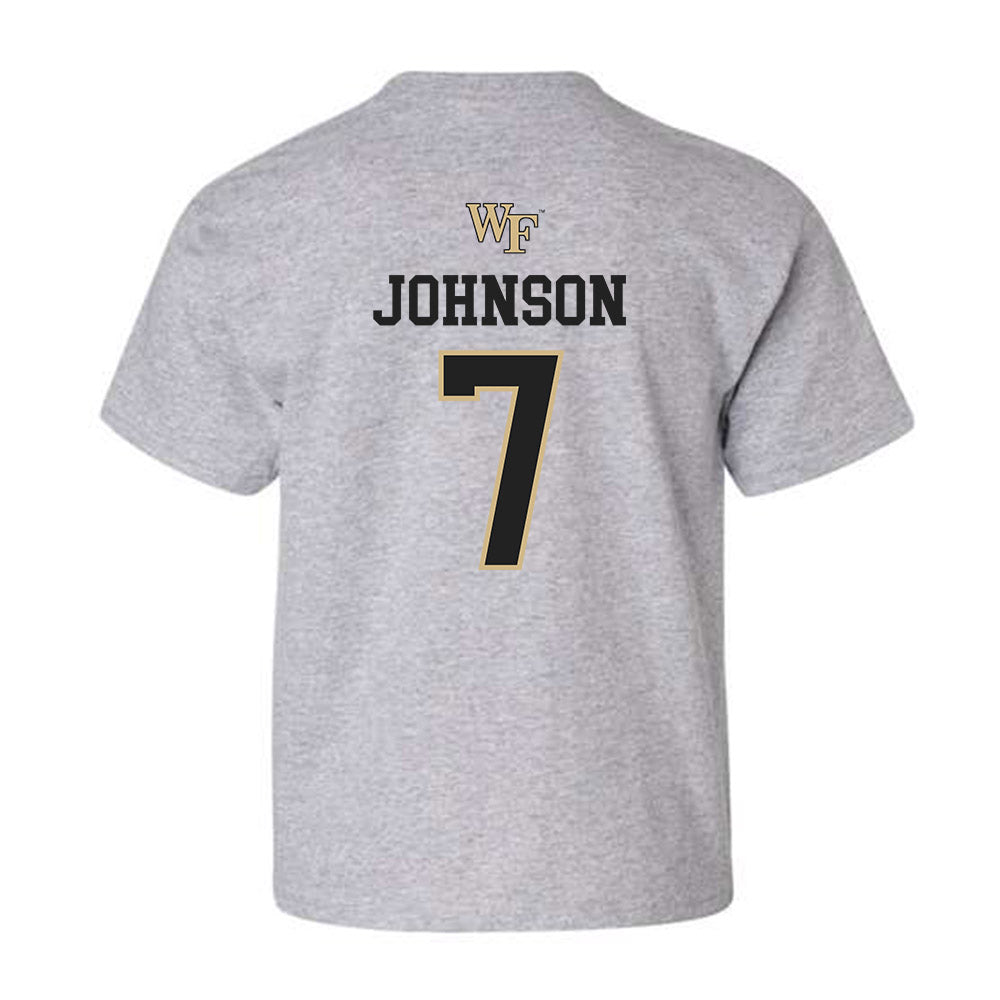 Wake Forest - NCAA Women's Soccer : Kristin Johnson Generic Shersey Youth T-Shirt
