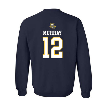 Marquette - NCAA Women's Volleyball : Carsen Murray - Navy Replica Shersey Sweatshirt