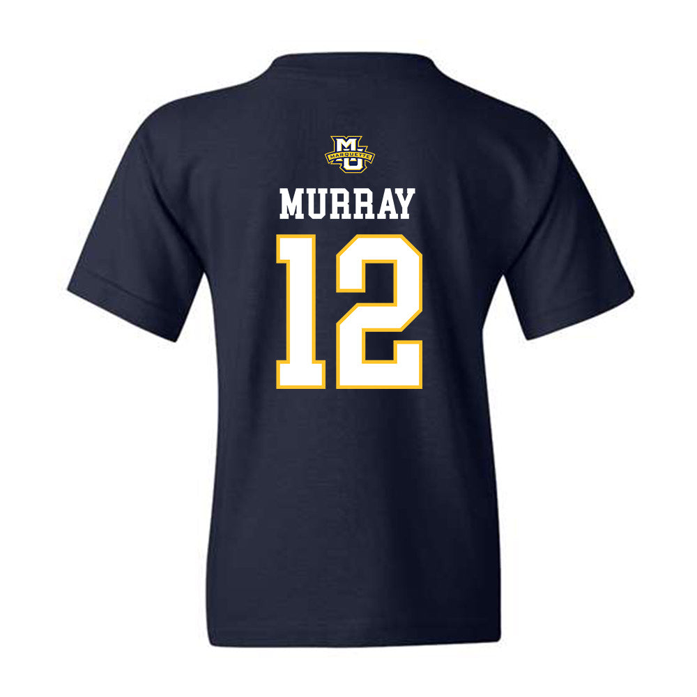 Marquette - NCAA Women's Volleyball : Carsen Murray - Navy Replica Shersey Youth T-Shirt