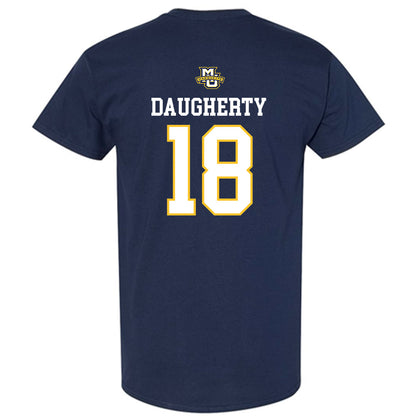 Marquette - NCAA Women's Volleyball : Morgan Daugherty - Navy Replica Shersey Short Sleeve T-Shirt