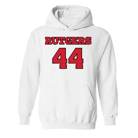 Rutgers - NCAA Football : Jai Patel - Hooded Sweatshirt Replica Shersey